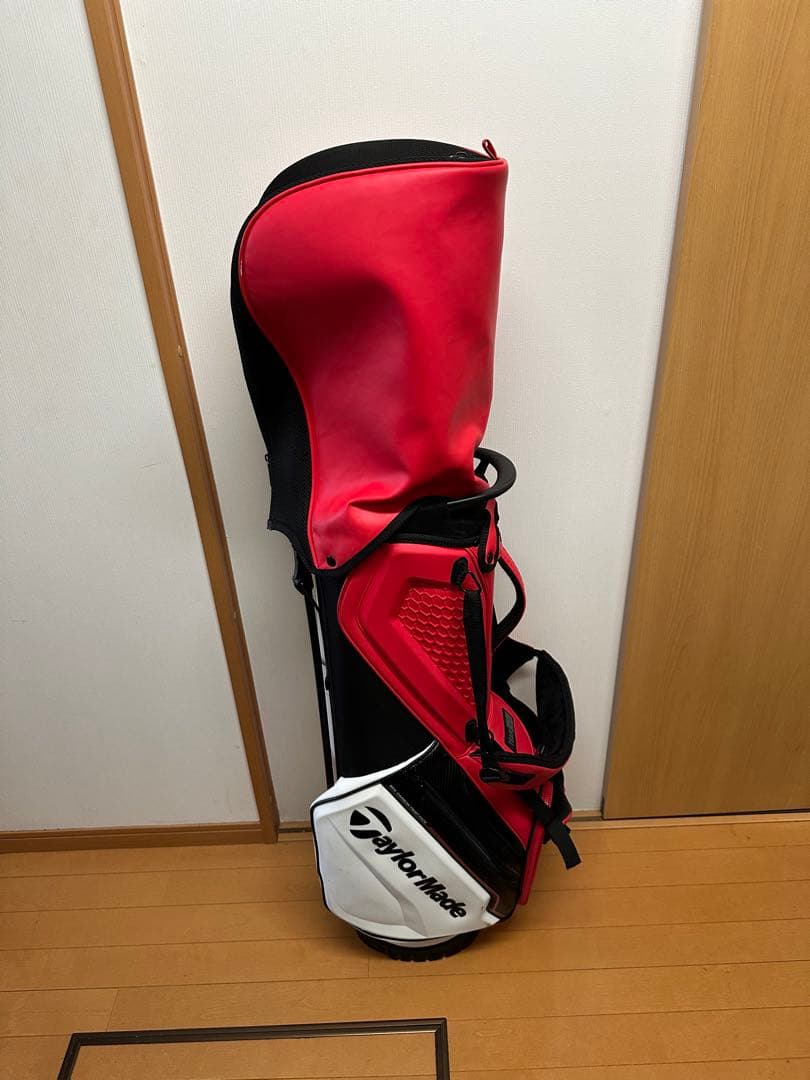 TaylorMade Stealth キャディバッグ 赤白