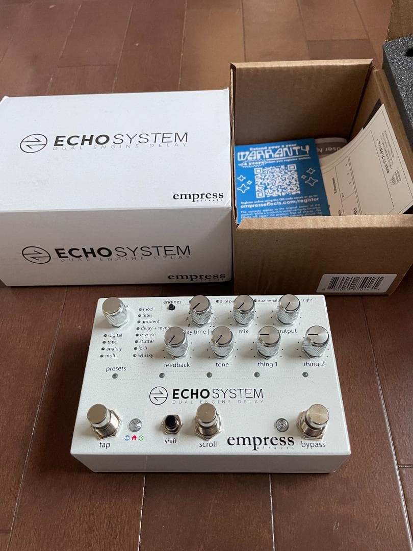 ギター empress ECHOSYSTEM DUAL ENGINE DELAY