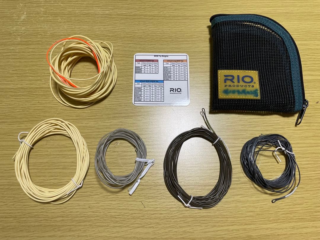 RIO #10 フライラインセット 収納ポーチ付き