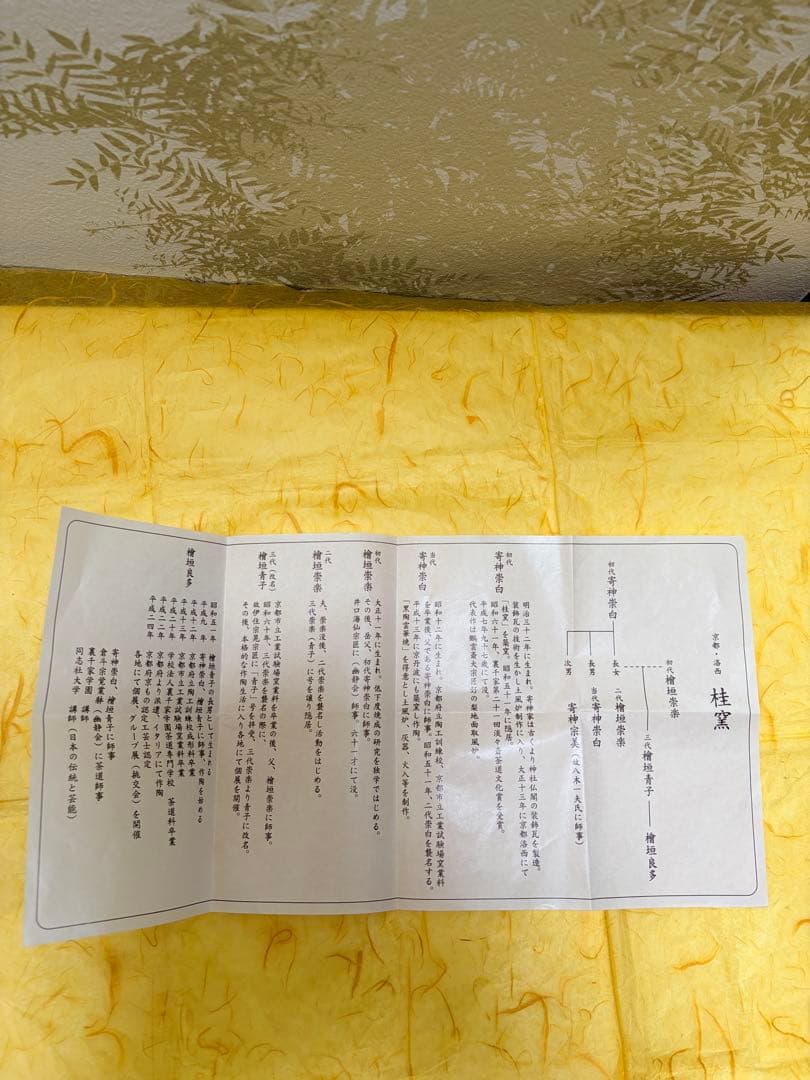 茶道具 瓢形火入 桂窯 香炉釉 檜垣良多 造 共箱 陶歴栞付 京焼 未使用品