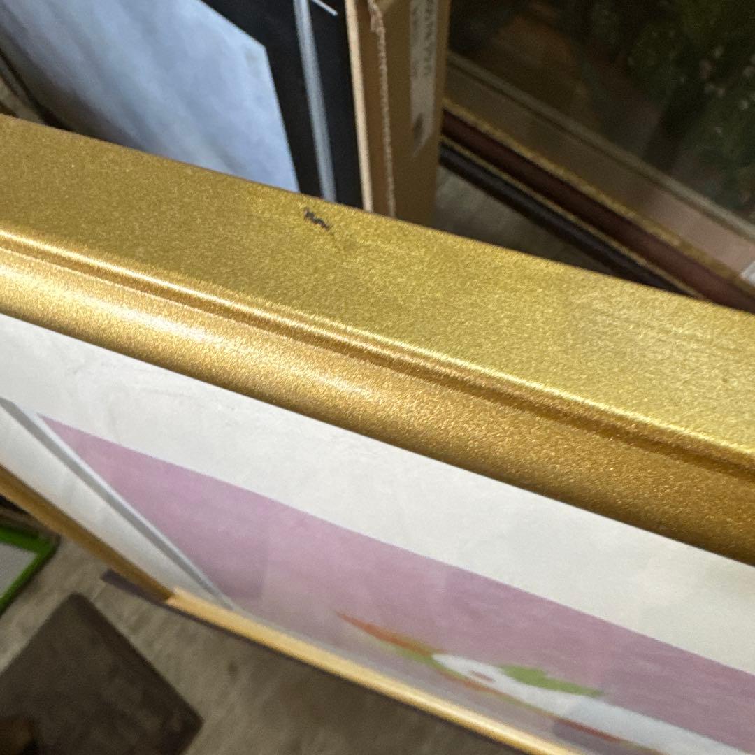 干支うさぎ　上村淳之　リトグラフ　サイン入り