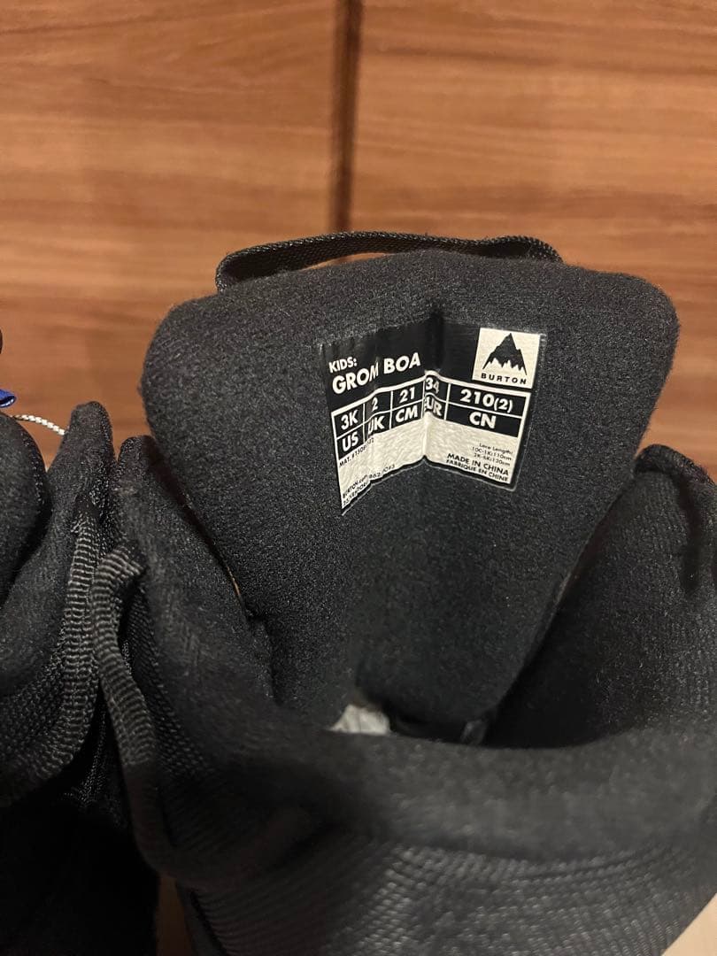 Burton Grom BOA 子ども用スノーボードブーツ 3K 21cm