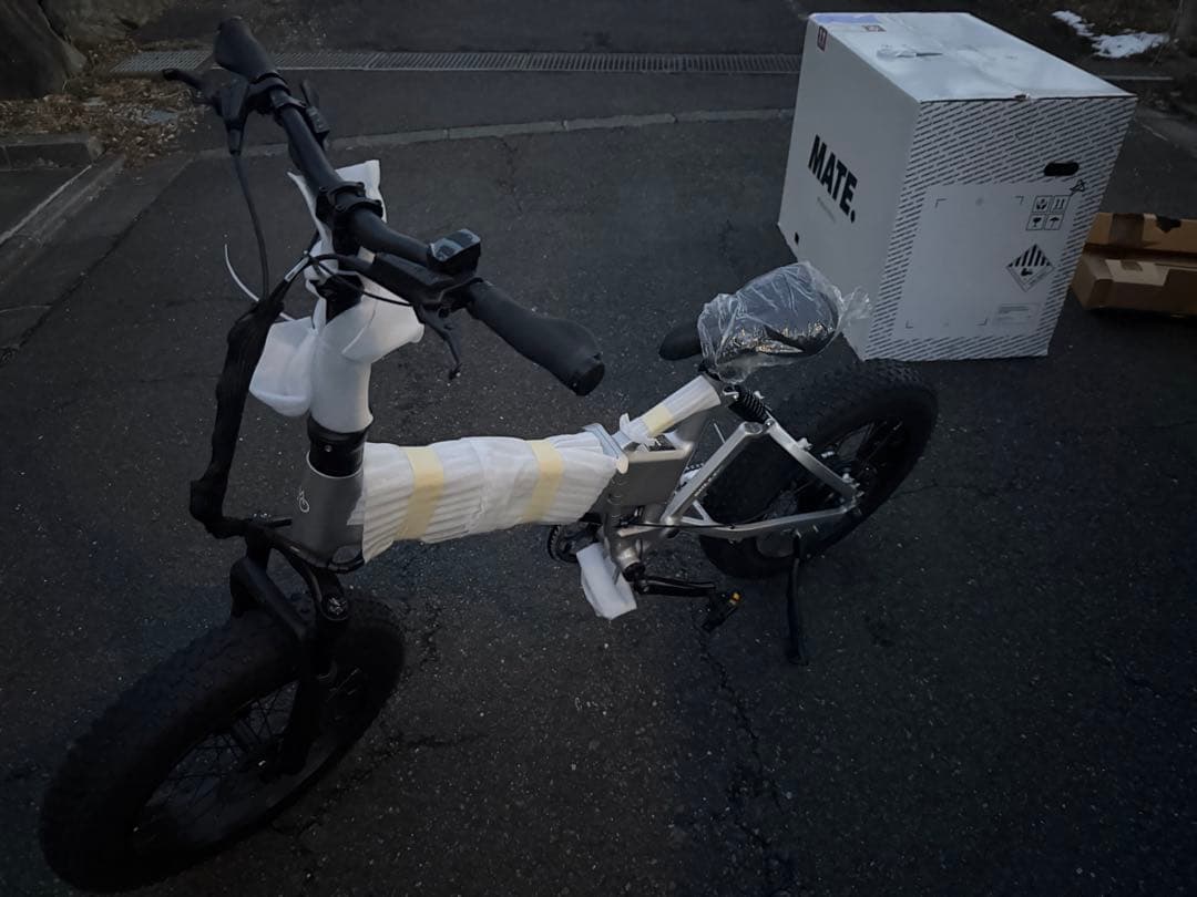 MATE X EVO 折りたたみ電動自転車新品Silver Haze