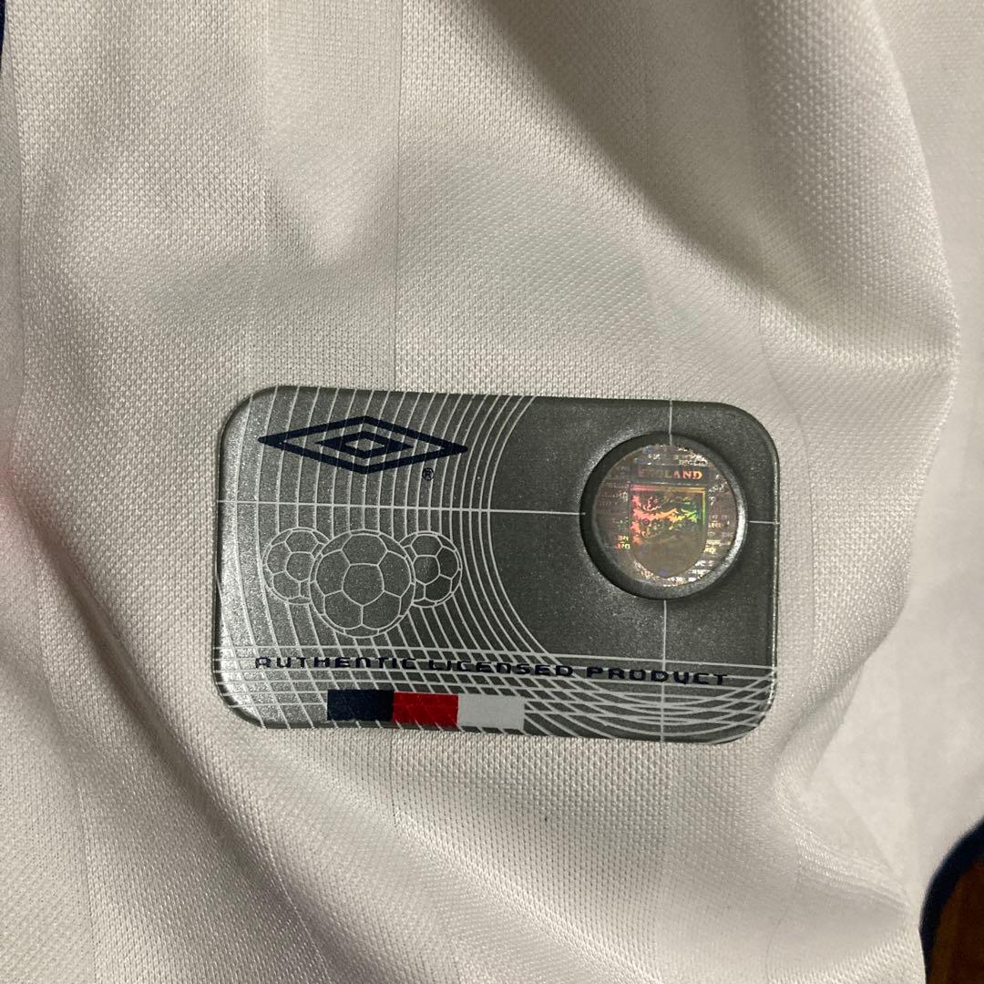 イングランド代表　2002年　長袖　ベッカム　日韓ワールドカップ　ユニフォーム