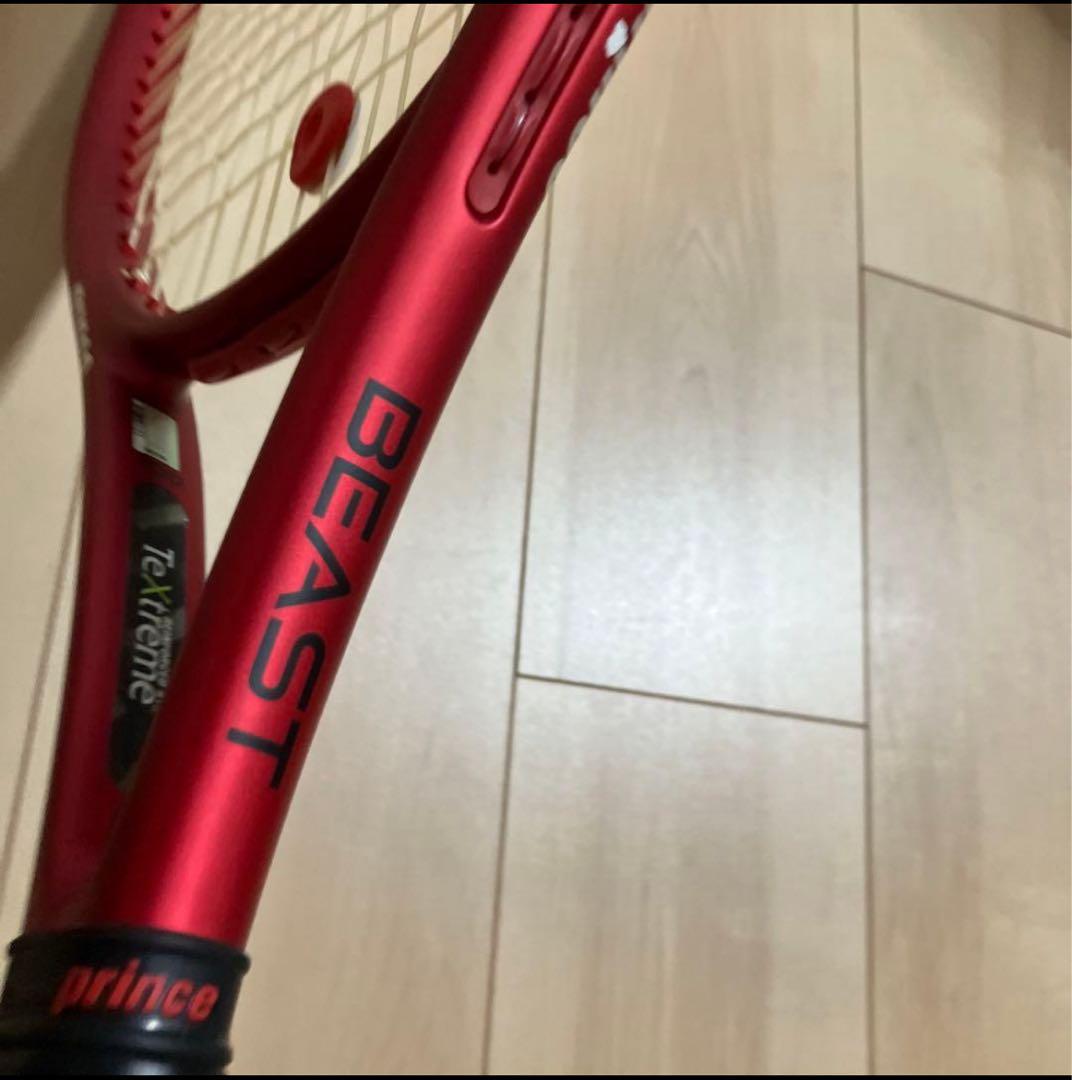 prince BEAST テニスラケット レッド