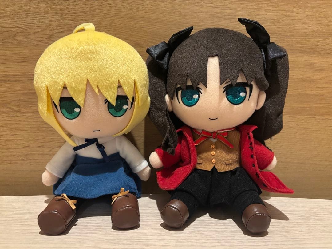 Fate/stay night GIFT ぬいぐるみ　凛＆セイバー