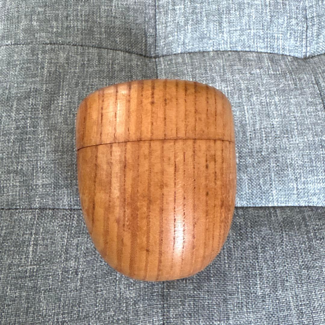 木製 棗 縁起もの 茶道具