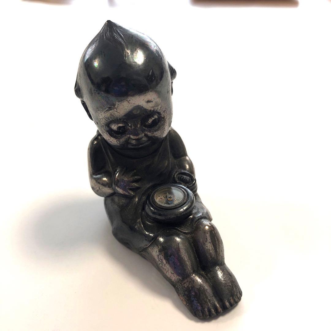 昭和レトロ　アンティーク キューピー人形 方位磁石付き