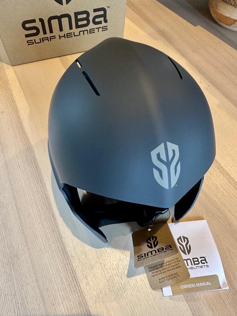 サーフィン・ボディボード Simba surf kite helmet Black - Size S