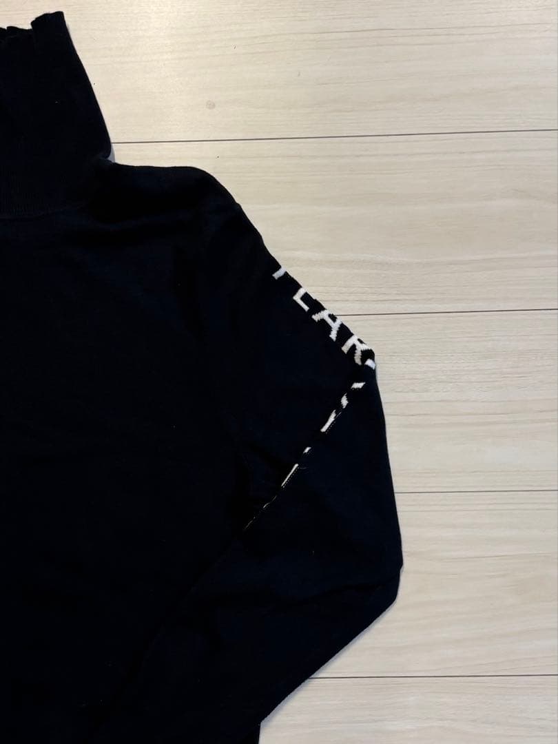 PEARLY GATES ブラックセーター ハイネック