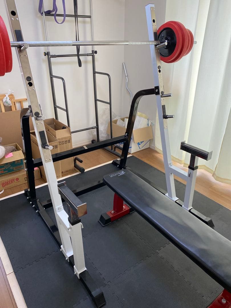 (送料込み)バーベルラック ハーフラック　アイロテック