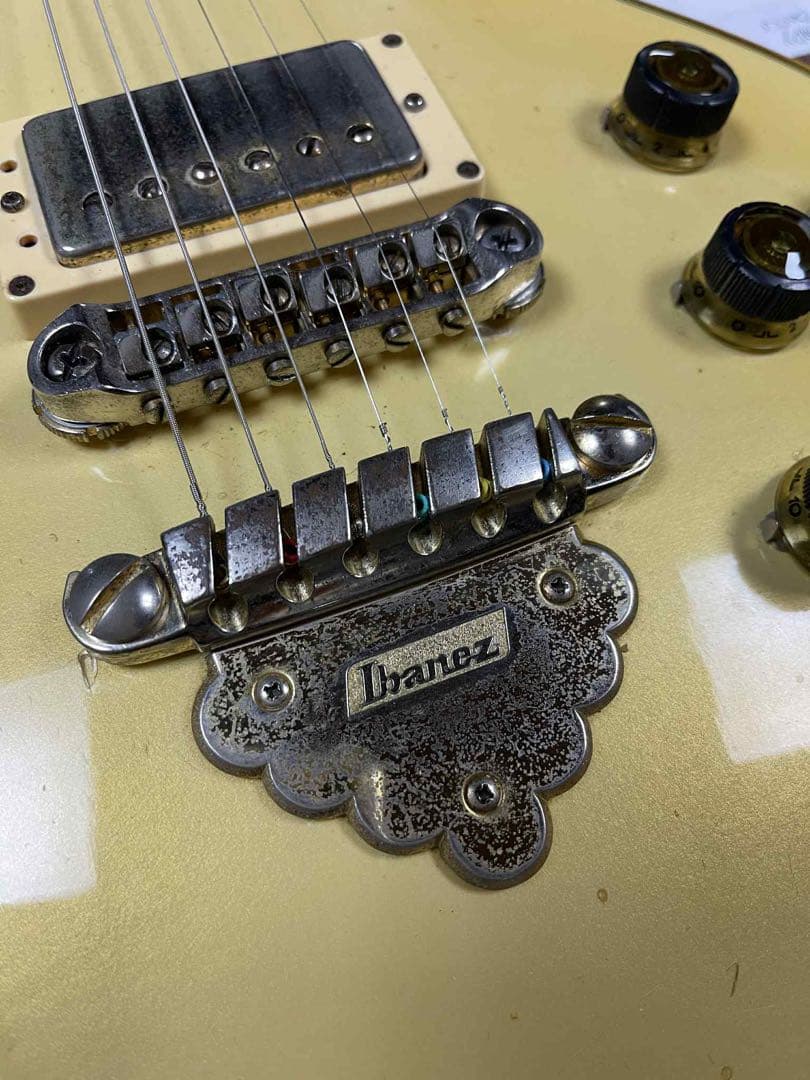 Ibanez AR 550 パールホワイト　フレット交換済み