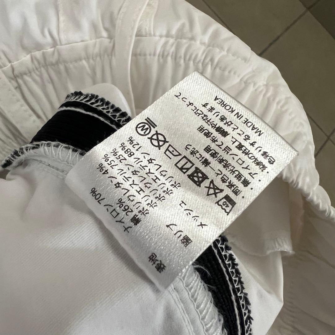 BANDEL GOLF バンデルゴルフ　ハーフパンツ　ズボン　ロゴ　M-L 白黒