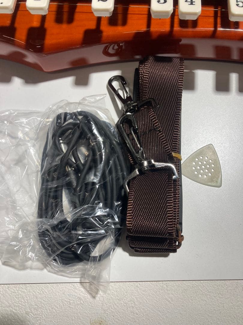 (L)★美品★SUZUKI 鈴木楽器製作所 電気大正琴 大正琴 こはくCHK-1