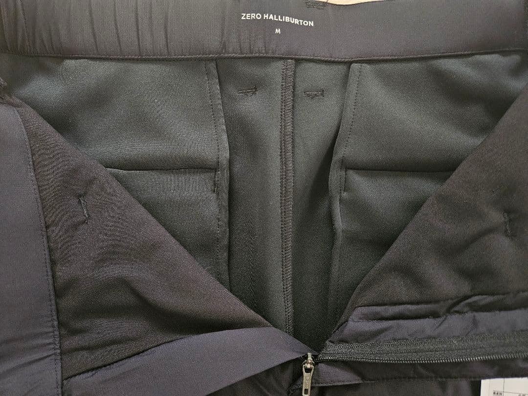 ゼロハリバートン　ハイブリッドパデットブルゾン上下セット　黒