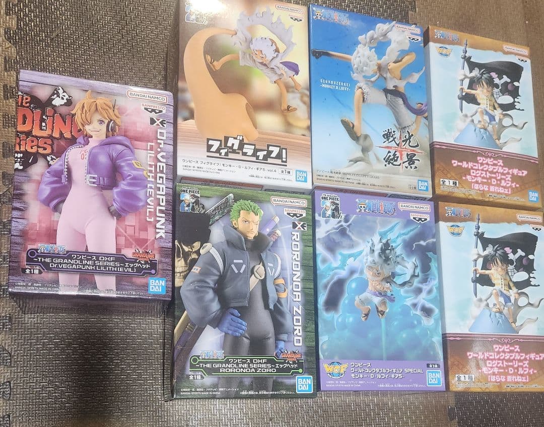 ワンピースGrandista ルームライト ワーコレ 他フィギュア ５６個セット