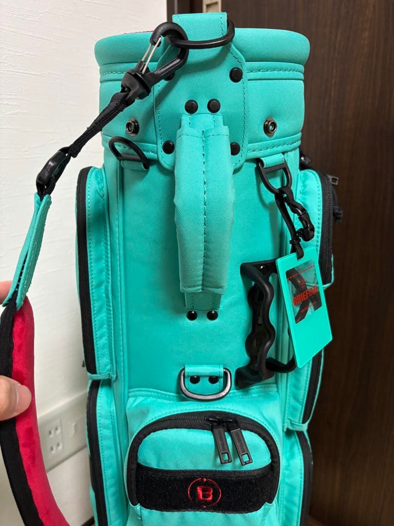 限定　新品　ブリーフィング　キャディバッグ CR-06 ミントブルー
