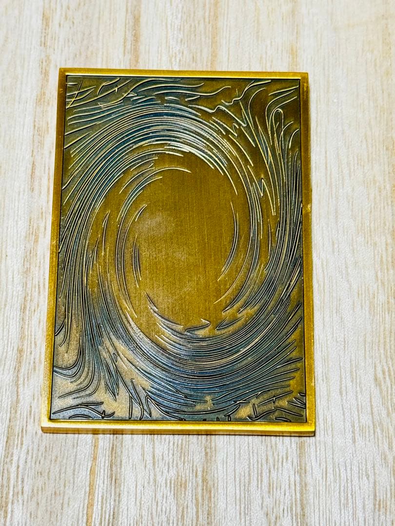 俱利伽羅天童　銅　遊戯王　カード3D　石版　アンティーク　フィギュア