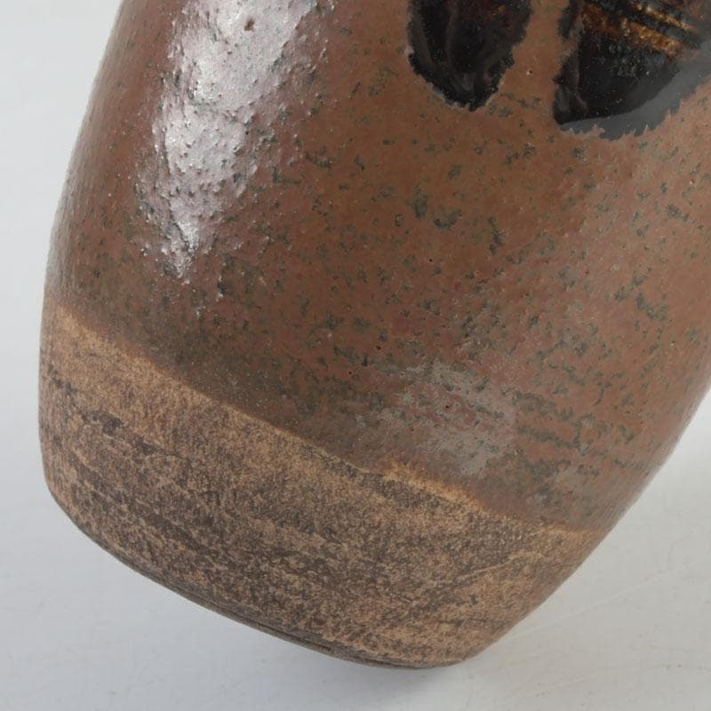 茶道具　瀬戸焼　古瀬戸　茶入　銘八千代　仕覆二点　即中斎極め箱　D　9443