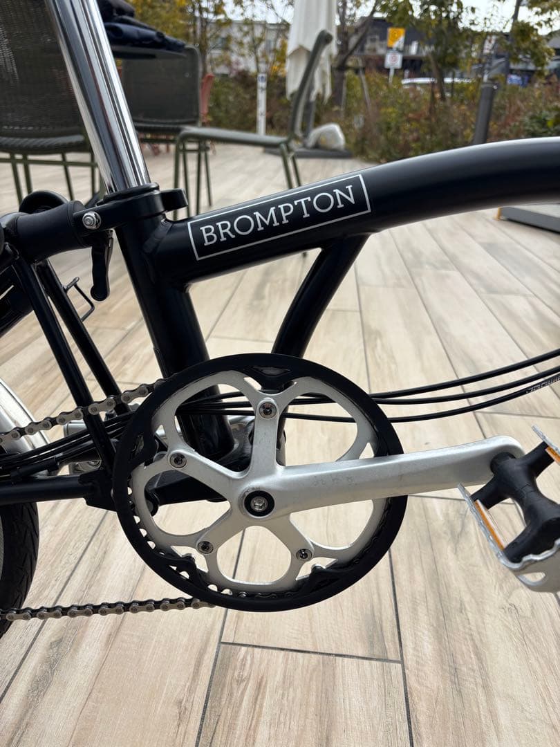 BROMPTON Cライン6速 折りたたみ自転車 ブラック 16インチ