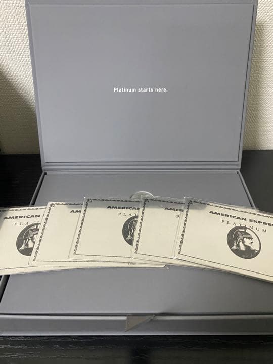 【最新版新品】アメリカンエキスプレス　プラチナカガミ　5枚