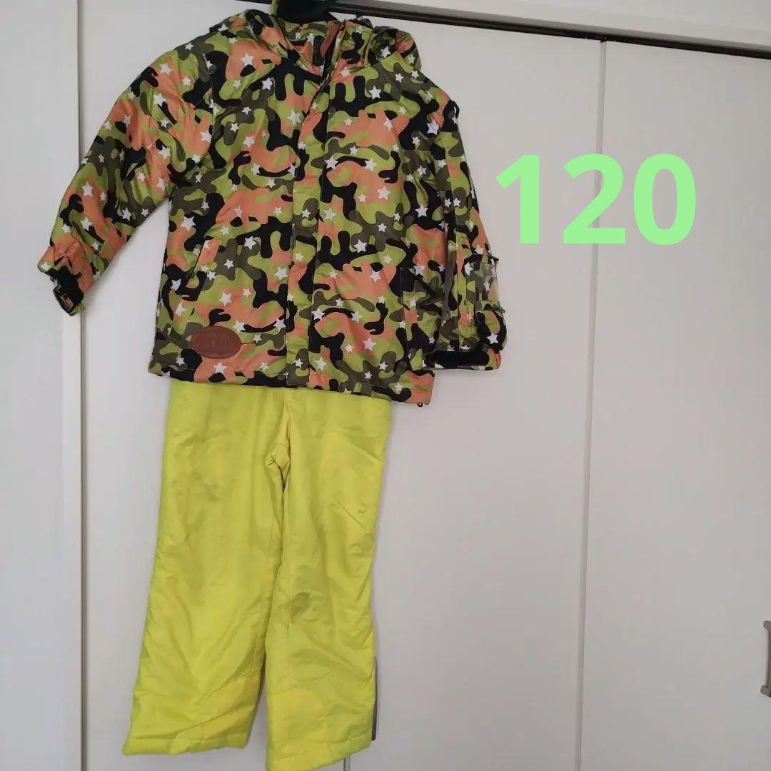 子供用スノーボードウェア 迷彩柄