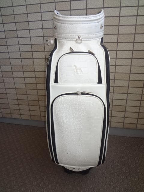 アダバット / adabat 豪華3点式 キャディバッグ (クロコ型押し)