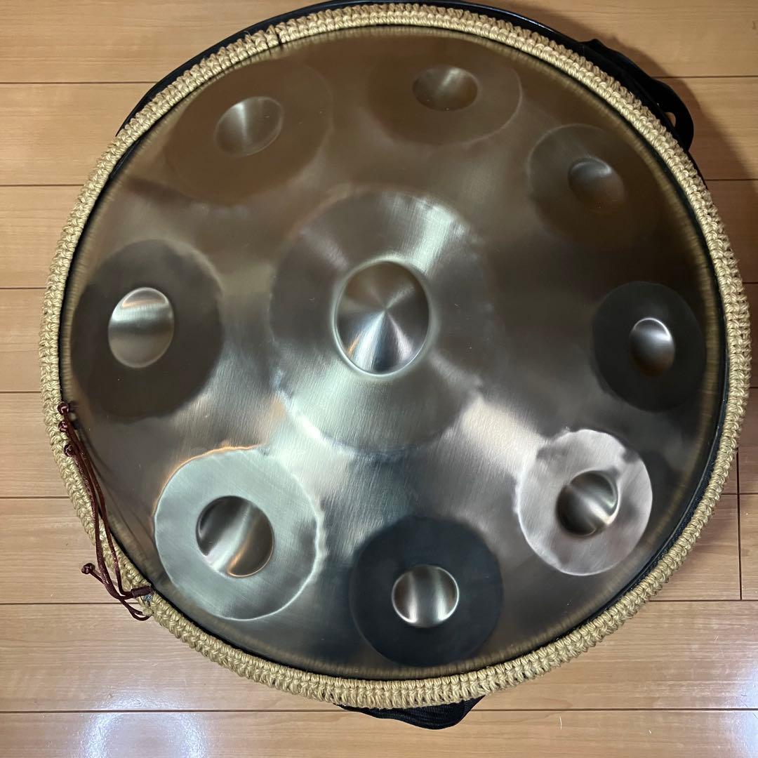 ハンドパン ソフトケース　スタンド付属 民族楽器　9音