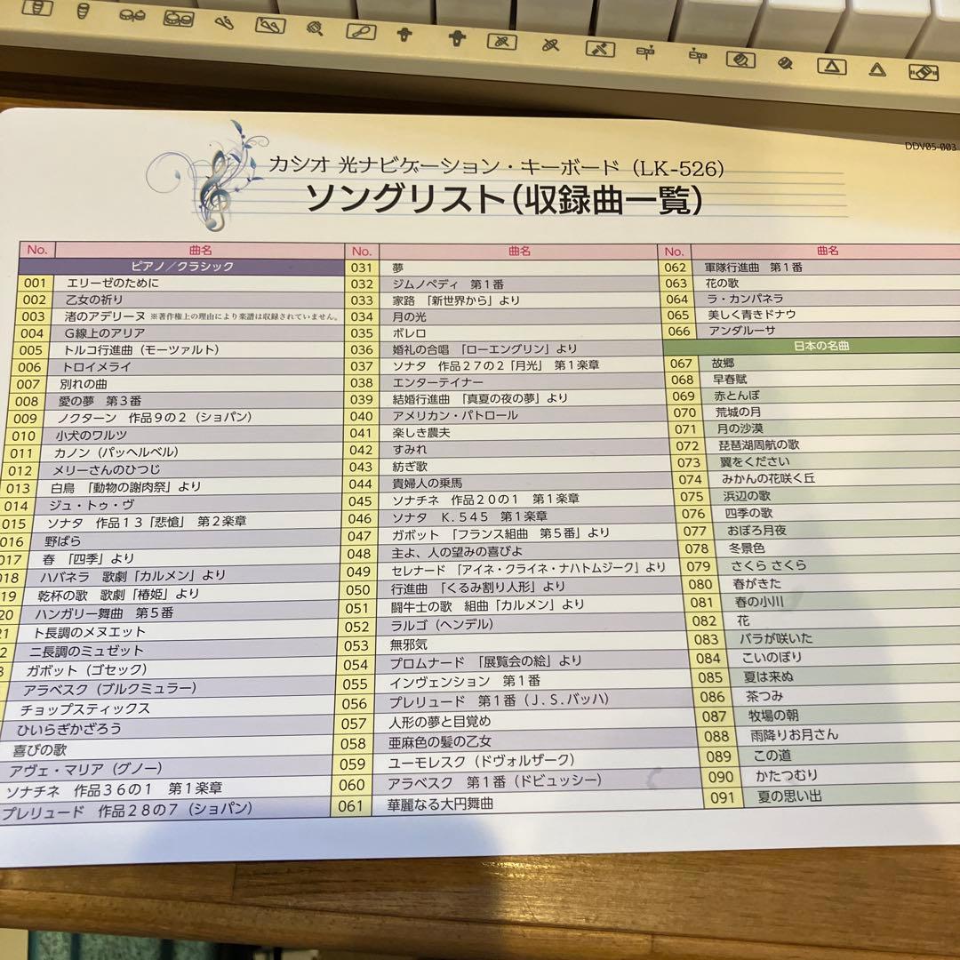 カシオ Casiotone 電子ピアノ LK-526 22年製