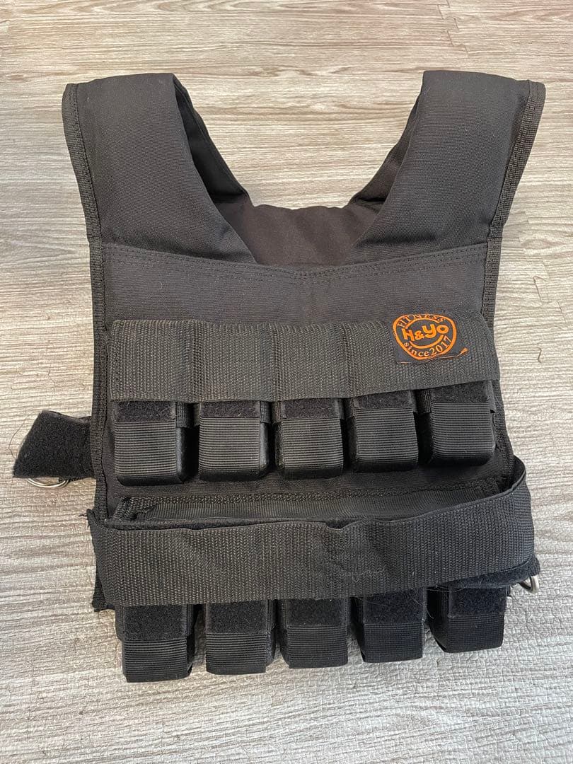 H&Yo ウエイトベスト 20kg 重量調節可 ウエイトジャケット