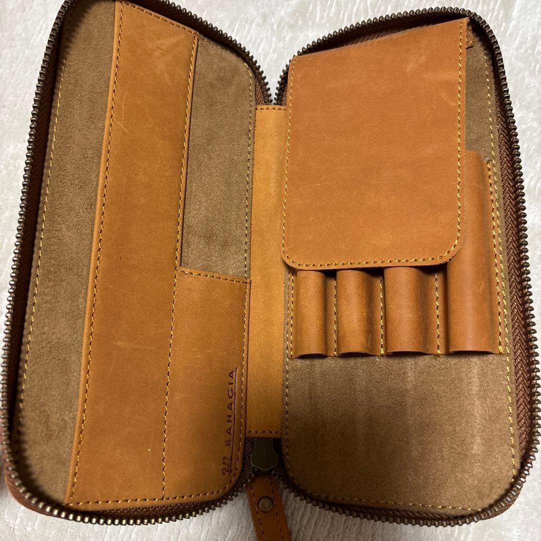 バハギアラウンドジップペンケース　プエプロボーン