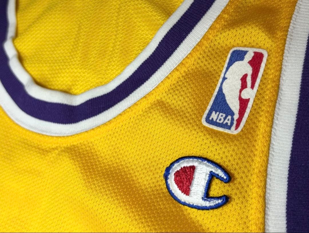 USA製 90s ロサンゼルス レイカーズ マジック ジョンソン ユニフォーム