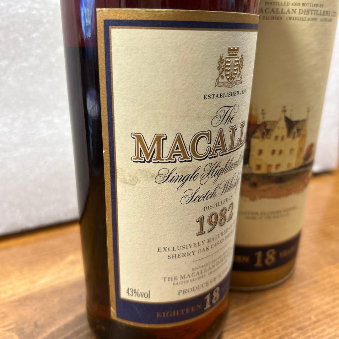 J*1様 MACALLAN 18年1982年製