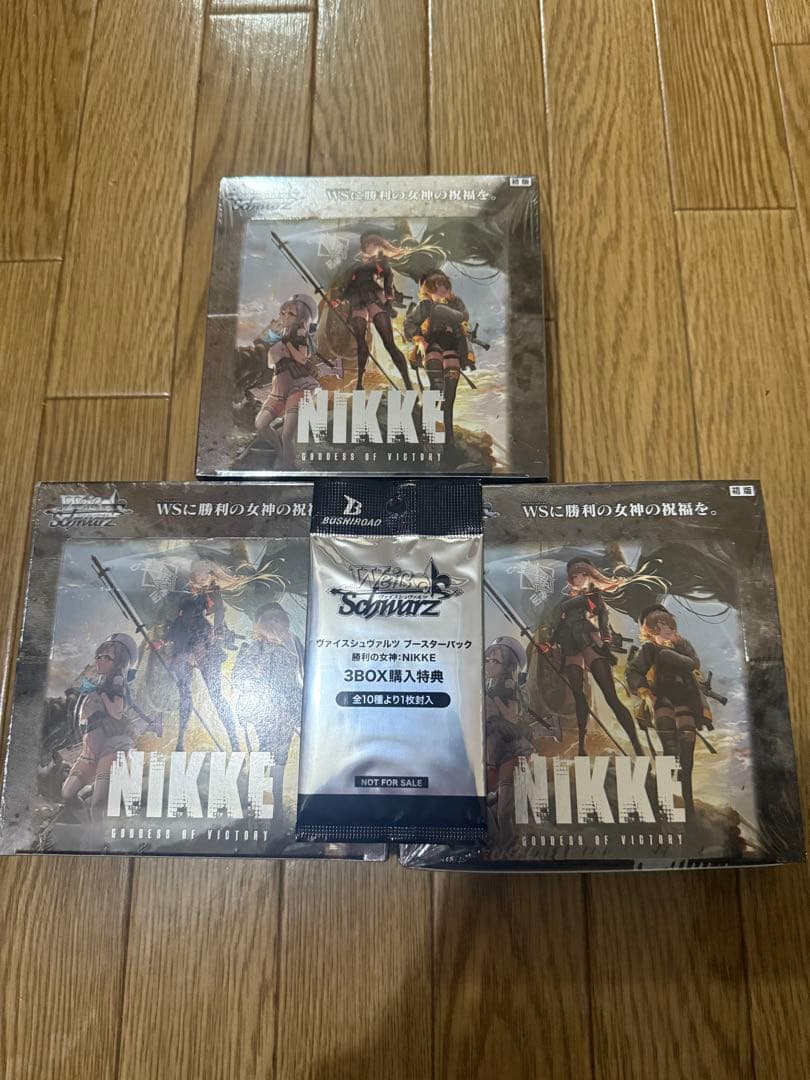 ヴァイスシュヴァルツ　勝利の女神NIKKE　シュリンク付き　3BOX　プロモ付き