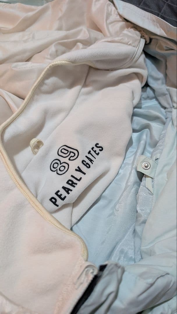 PEARLY GATES フード付インナーフリース、レインジャケット