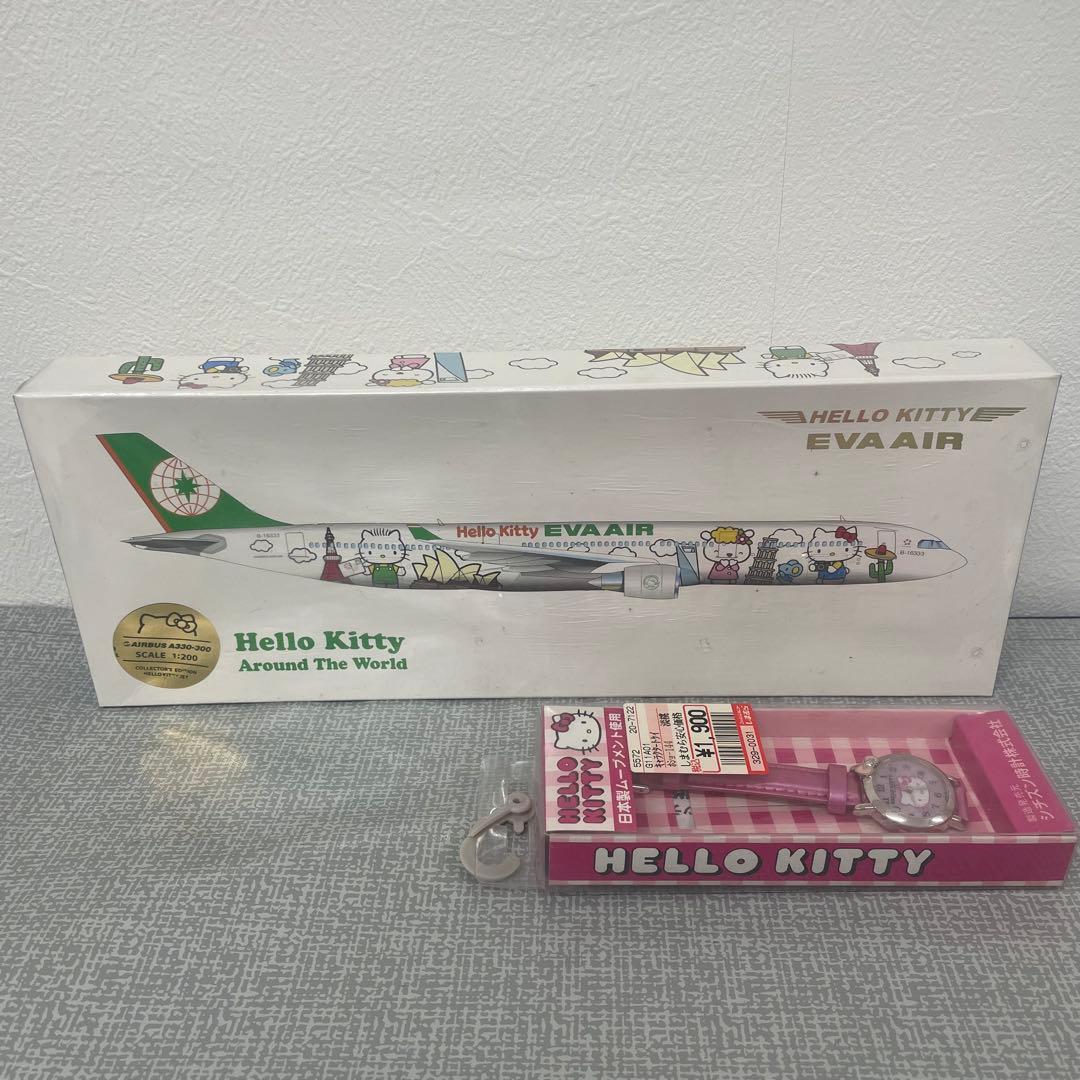未開封 ハローキティ EVA AIR A330-300 1/200 モデル