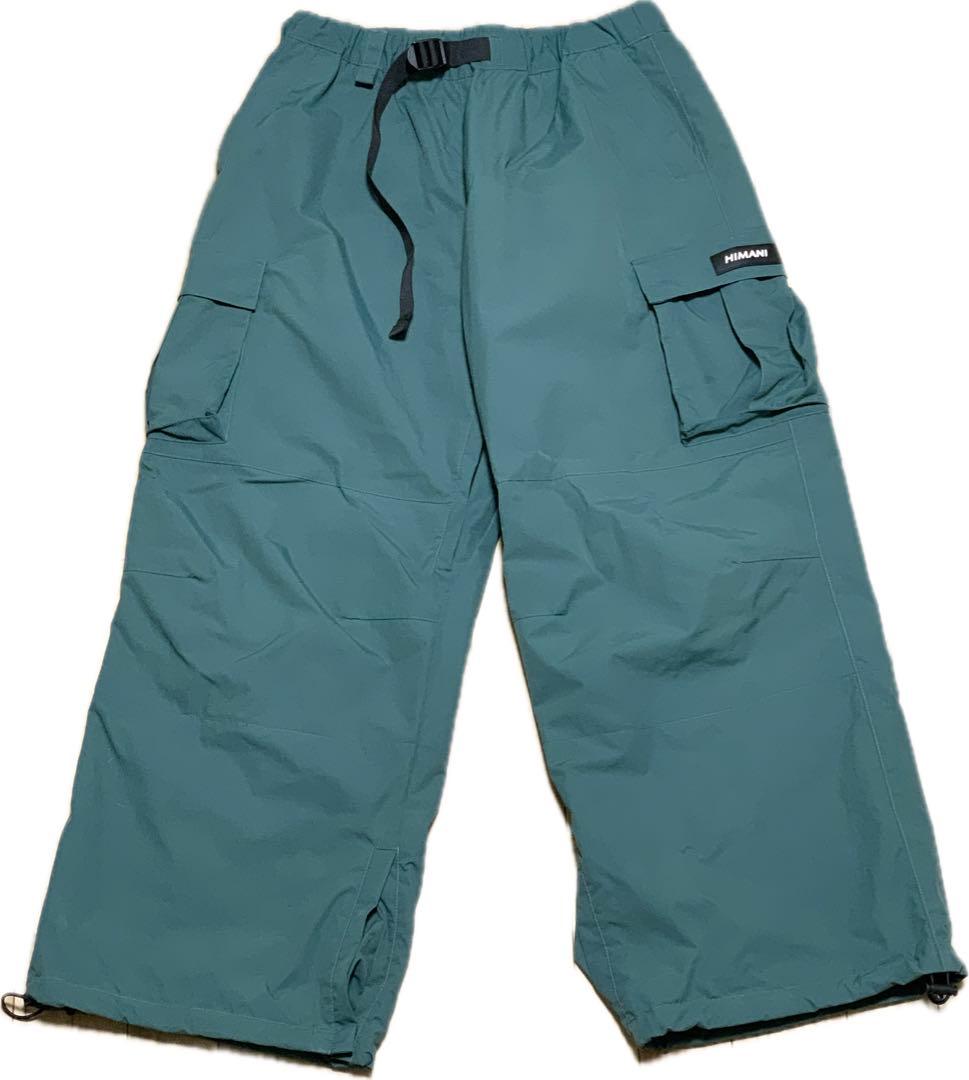 HIMASS MANIA スノーボードウェア 上下セット M アッシュグリーン