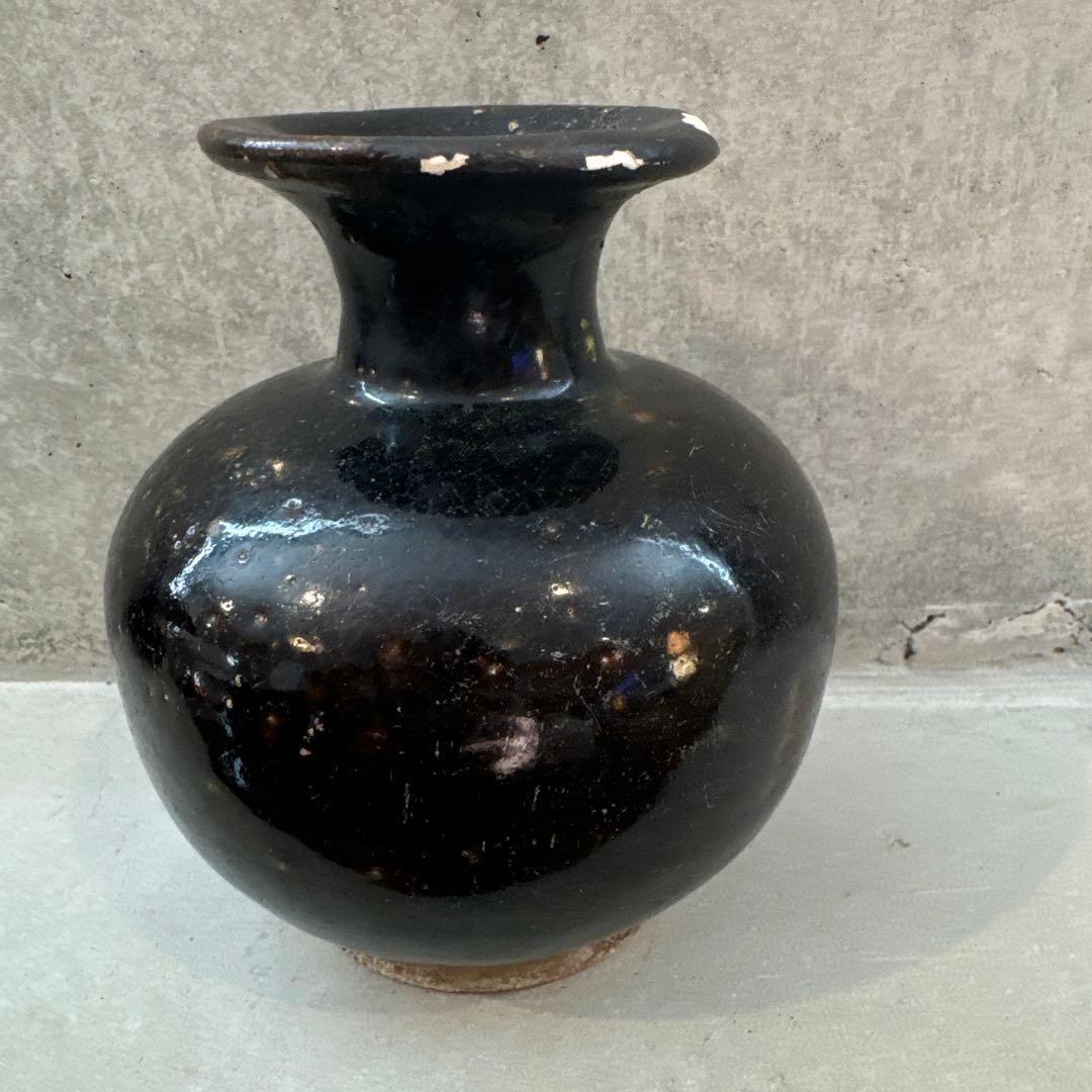 19世紀.壺屋焼.髪油壺