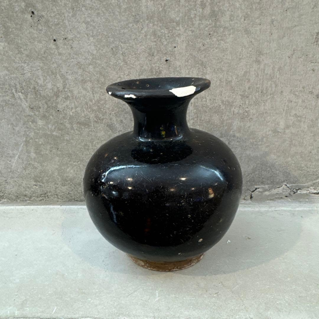 19世紀.壺屋焼.髪油壺