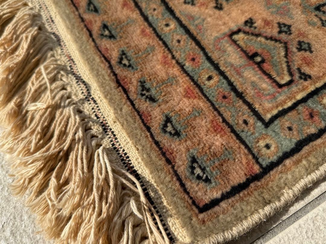 T89 ヴィンテージ トルコ ウシャク オリエンタル ラグ マット