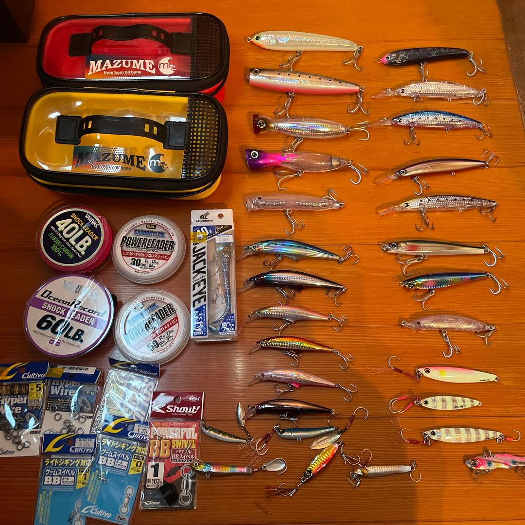 ★ MAZUMEバッカン付き★ショアジギ引退セット　ルアー　プラグ　ジグ多種
