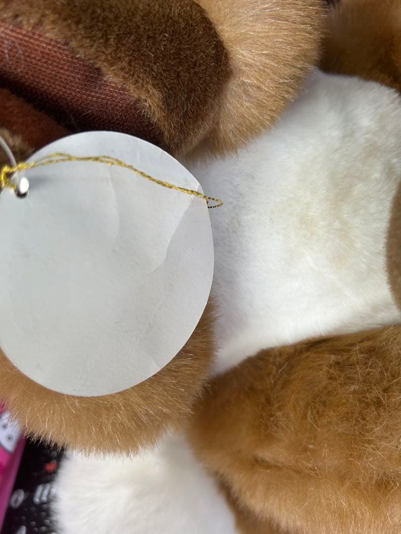 ヴィンテージ/北海道　きつね　大きなふわふわぬいぐるみ