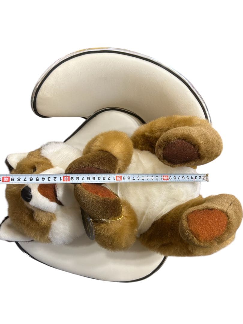 ヴィンテージ/北海道　きつね　大きなふわふわぬいぐるみ