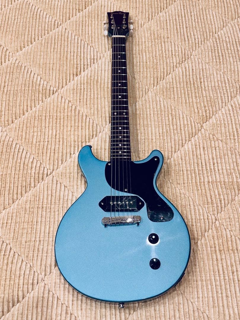 【送料込み】レスポールジュニアタイプPelham Blue ぼっちざろっく!