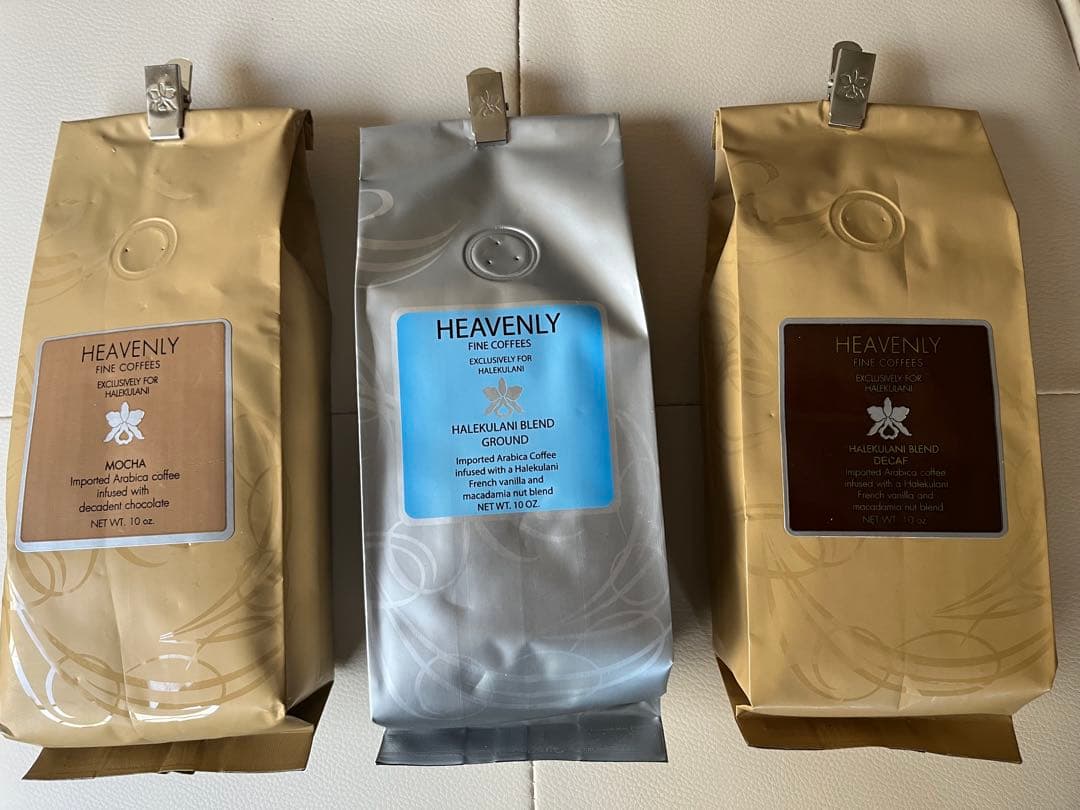 【HALEKULANI】HEAVENLY グラウンドコーヒー２種類（３種類可）
