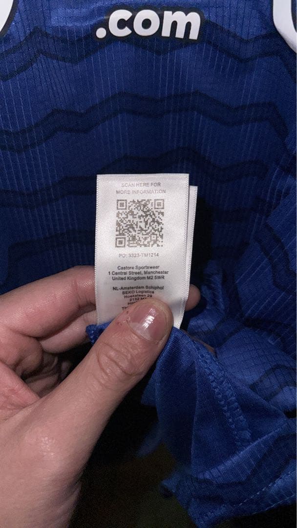 エヴァートン CASTORE シャツ 25-26