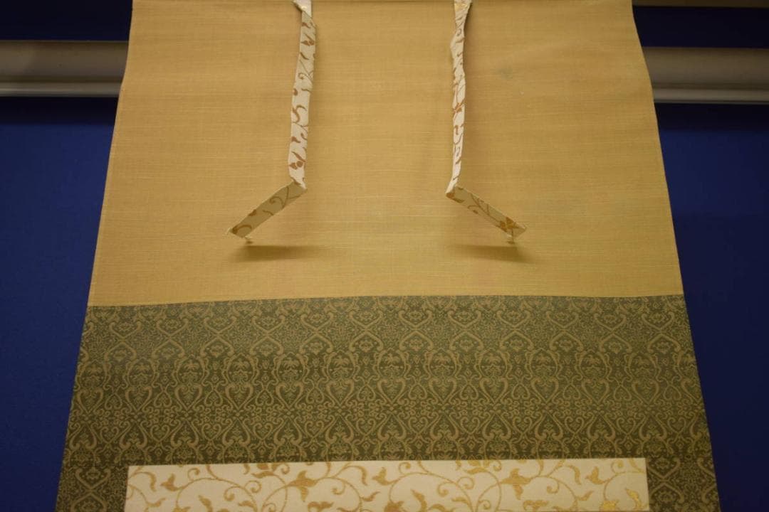 真作/宣和/鷹/画賛/布袋屋掛軸HI-715