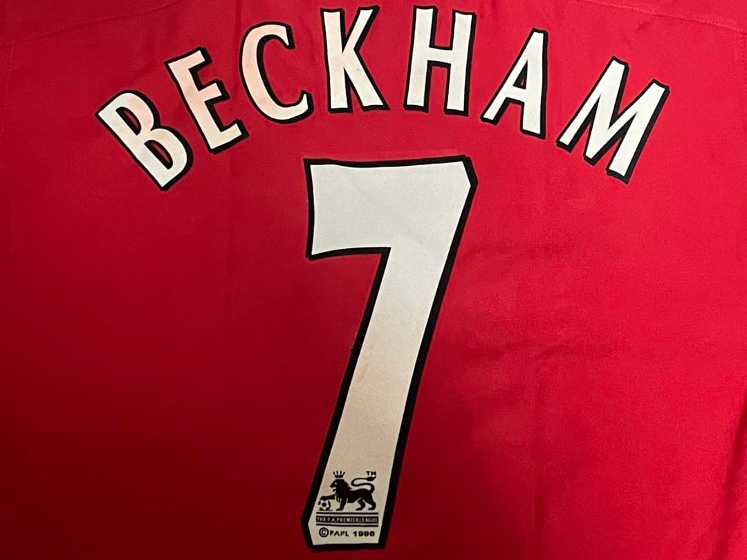 02-03 マンチェスターユナイテッド　ホーム　ユニフォーム　#7 ベッカム