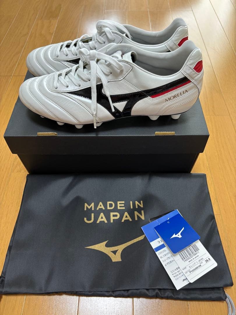 MIZUNO サッカースパイク モレリア2JAPAN 26.0㎝