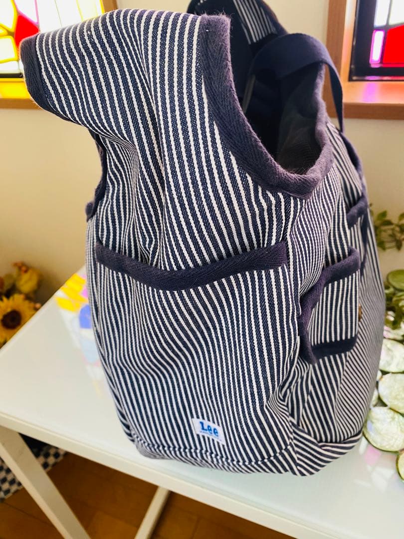 ペットキャリーバッグ⭐︎スリング⭐︎Lee ヒッコリー